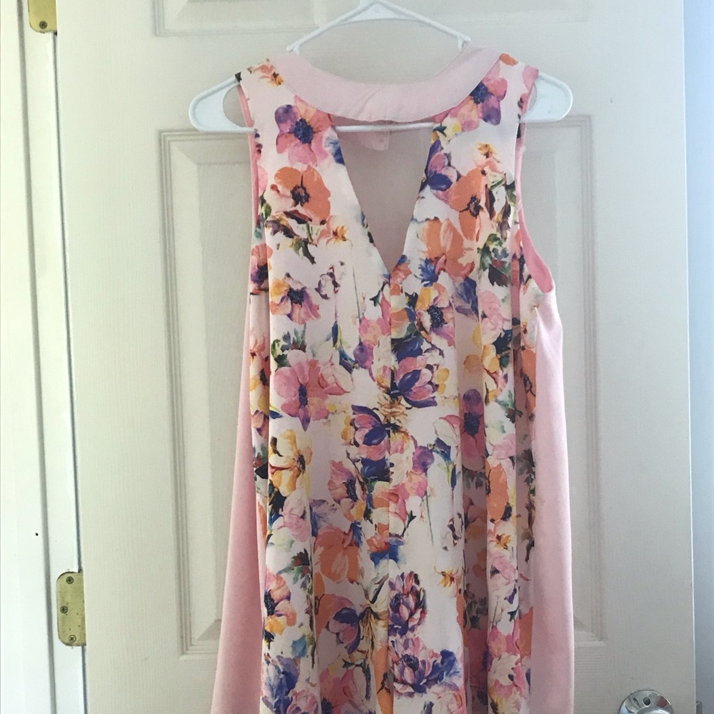 LF floral romper size 4